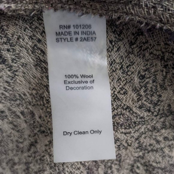 Soft Surroundings Juliette Fringe Wool Cardigan 3X - Picture 5 of 13